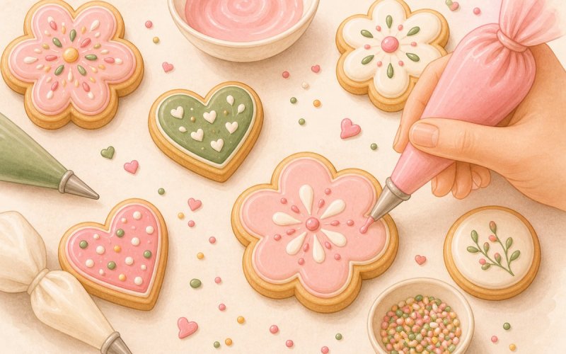 Décoration de biscuits à Paris 18 avec Le Cookie Club !