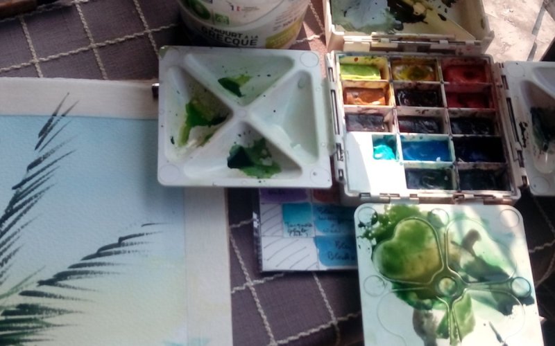 Stage de dessin-peinture dans le quartier latin