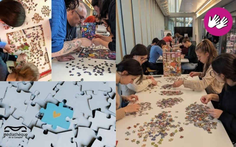 HORAIRES MODIFIÉS - Concours de puzzle 1000 pièces par équipe de 4