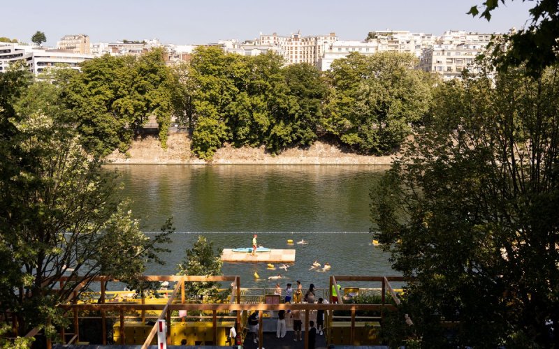 Baignade estivale dans la Seine : bras de Grenelle