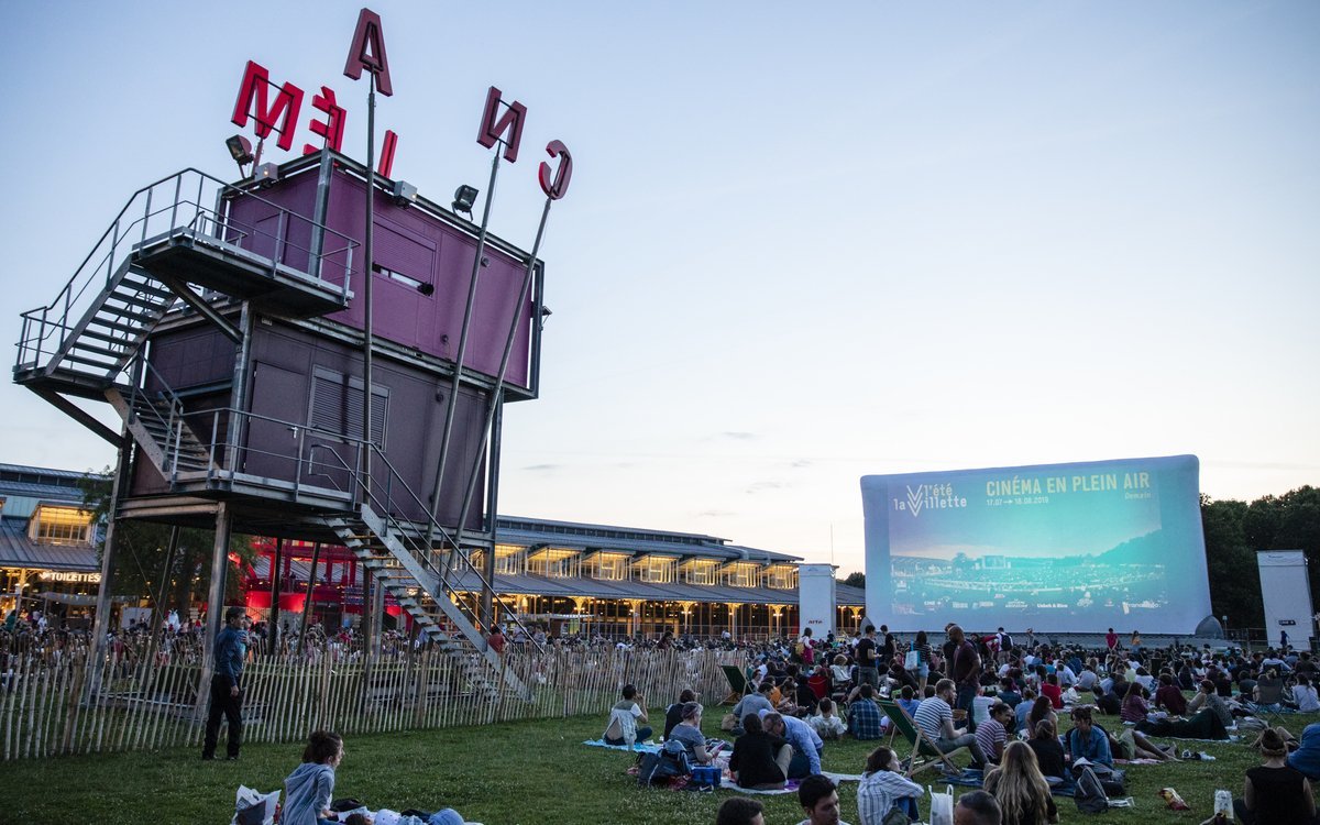 Le cinéma en plein air à La Villette