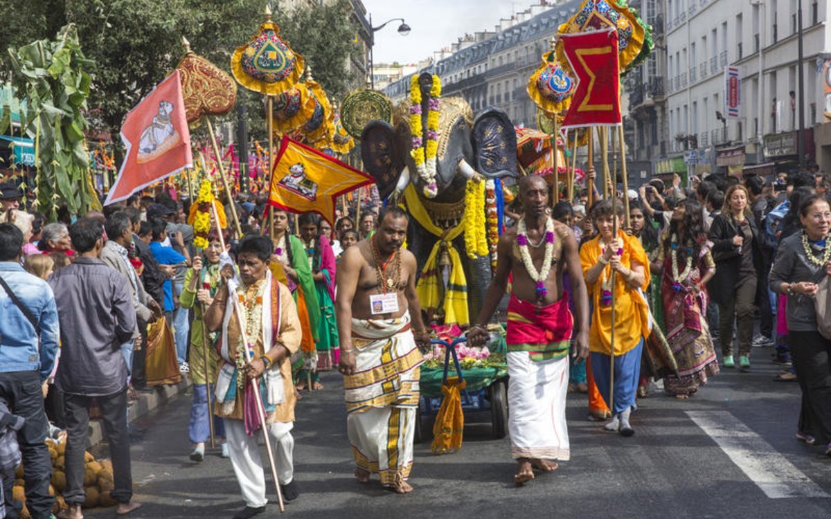 Fête de Ganesh à Paris