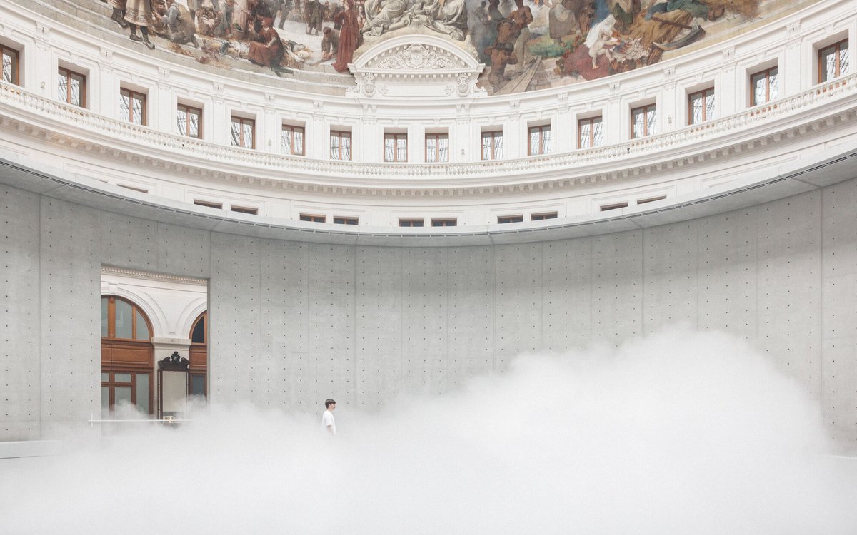 Brumes matinales à la Bourse de Commerce — Pinault Collection