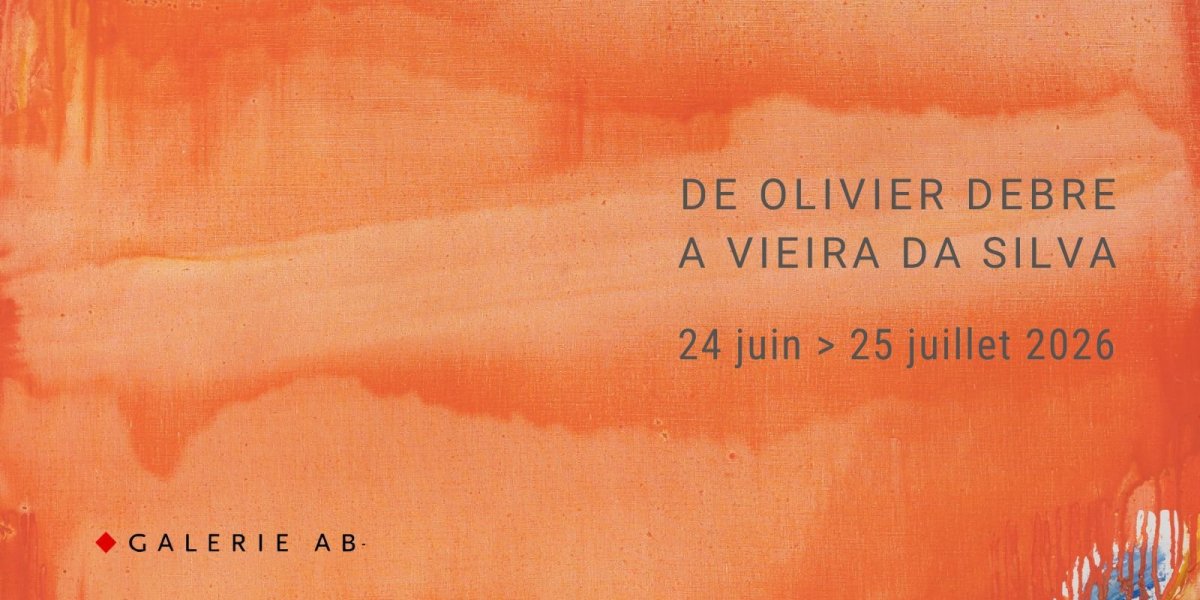 Exposition de Olivier Debré à Vieira da Silva à la Galerie AB