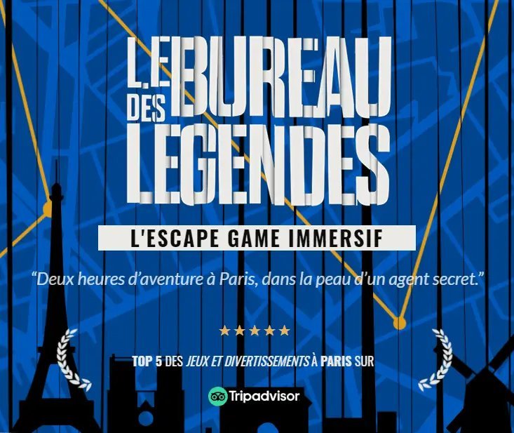 Le Bureau des Légendes - Escape Game Immersif Paris