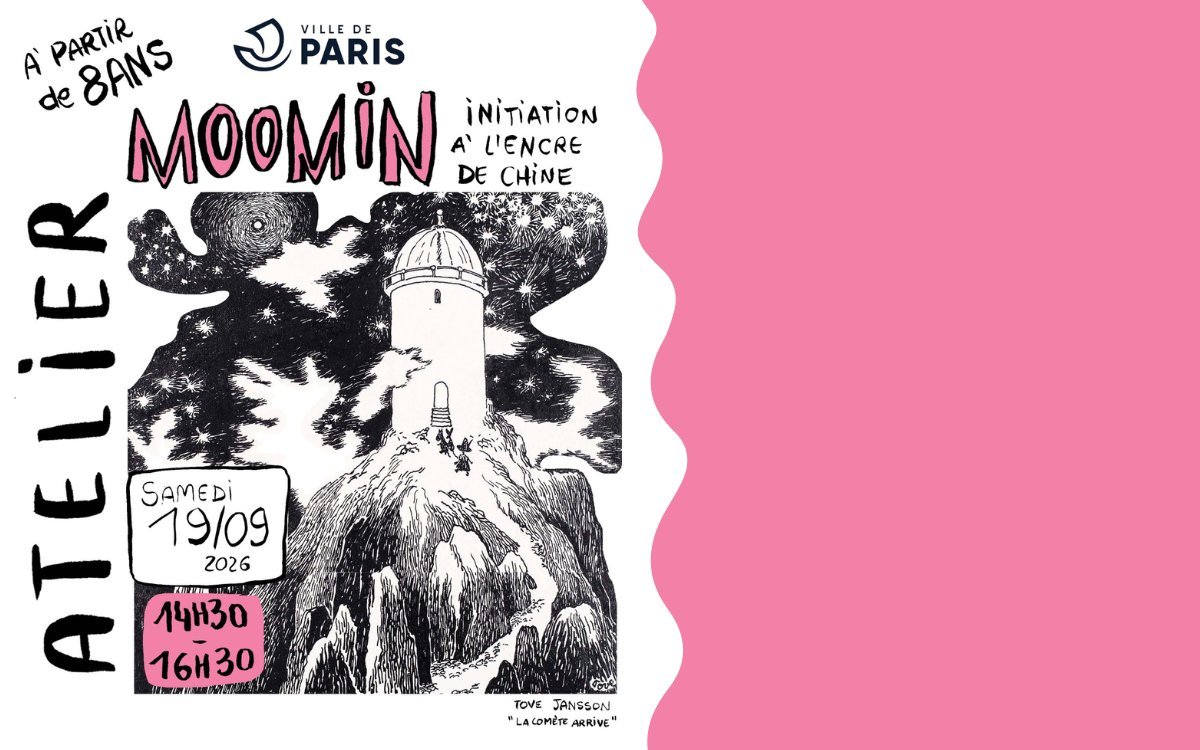Atelier Moomin : initiation à l'encre de chine