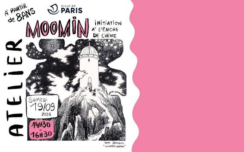 Atelier Moomin : initiation à l'encre de chine