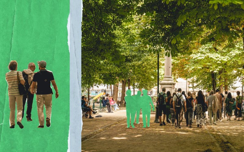 Balades dans les squares de Paris