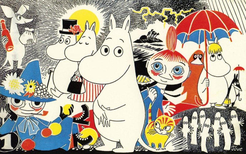 Exposition "La vallée des Moomins" à la bibliothèque Aimé Césaire