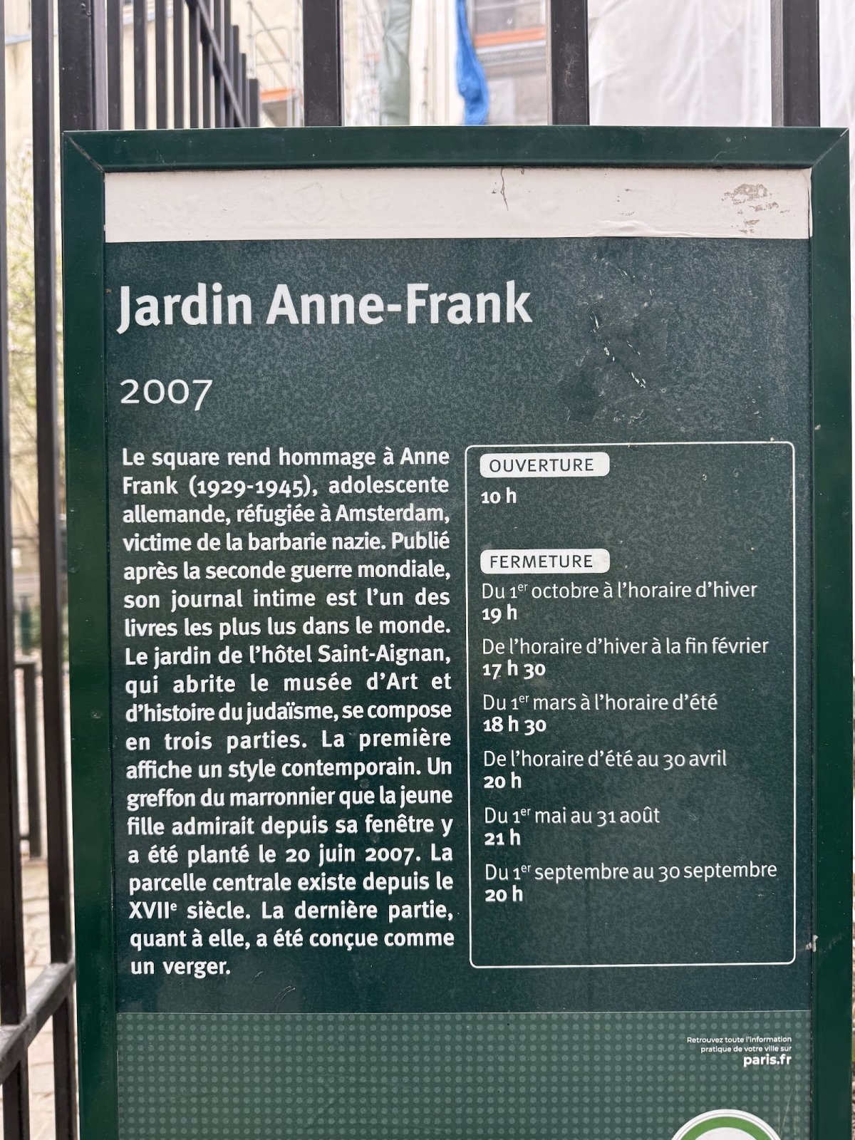 Jardin Anne-Frank