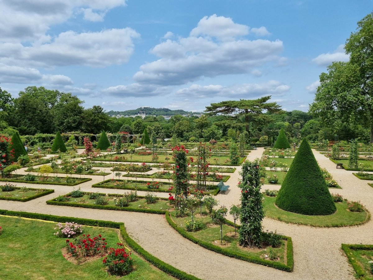 Parc Bagatelle - la Roseraie