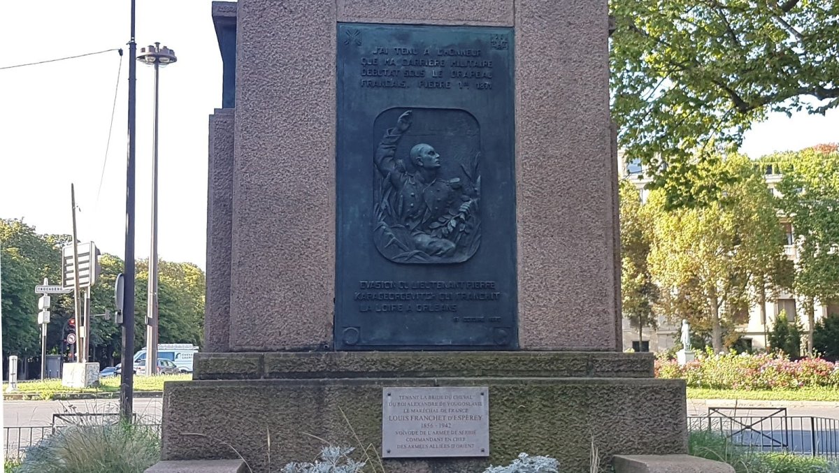 Monument Pierre 1er de Serbie et Alexandre 1er de Yougoslavie