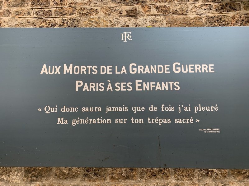 Monument aux Morts 14-18 de Paris 20