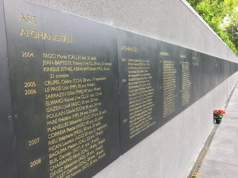Monument aux Morts pour la France en Opérations Extérieures de Paris 15