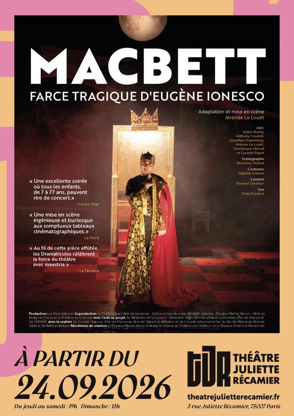 Macbett, farce tragique d'Eugène Ionesco