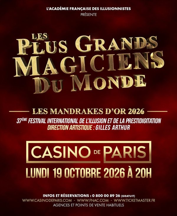 Les Mandrakes d'Or 2026